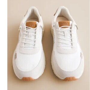 Like New! HEYDUDE Sirocco Alta Craft Sneaker in White Egret in Size 6W